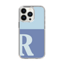 Slim Protection Case［ Original - initial two tone - R blue ］
