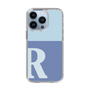 Slim Protection Case［ Original - initial two tone - R blue ］
