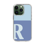 Slim Protection Case［ Original - initial two tone - R blue ］