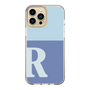 Slim Protection Case［ Original - initial two tone - R blue ］