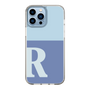 Slim Protection Case［ Original - initial two tone - R blue ］