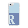 Slim Protection Case［ Original - initial two tone - R blue ］
