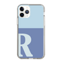 Slim Protection Case［ Original - initial two tone - R blue ］