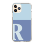 Slim Protection Case［ Original - initial two tone - R blue ］