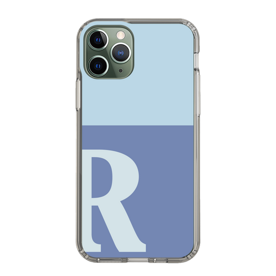 Slim Protection Case［ Original - initial two tone - R blue ］