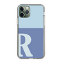 Slim Protection Case［ Original - initial two tone - R blue ］