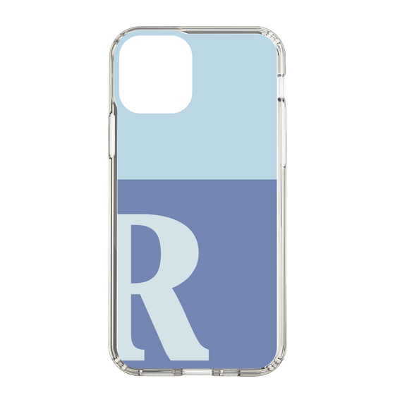 Slim Protection Case［ Original - initial two tone - R blue ］
