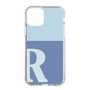 Slim Protection Case［ Original - initial two tone - R blue ］