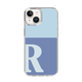 Slim Protection Case［ Original - initial two tone - R blue ］
