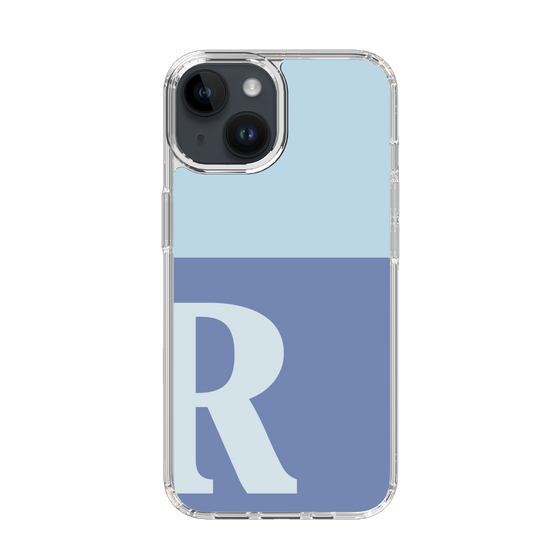 Slim Protection Case［ Original - initial two tone - R blue ］