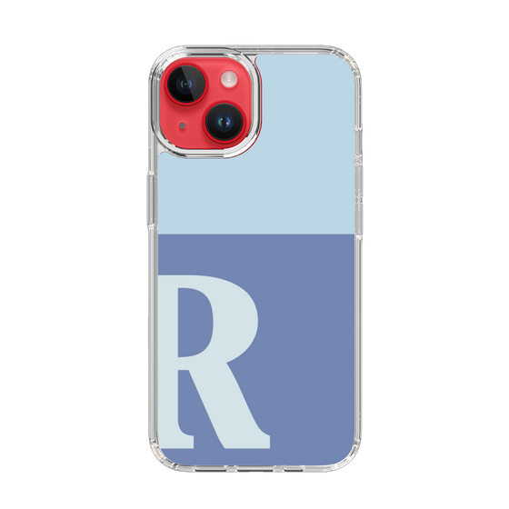 Slim Protection Case［ Original - initial two tone - R blue ］