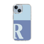 Slim Protection Case［ Original - initial two tone - R blue ］