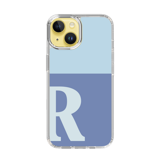 Slim Protection Case［ Original - initial two tone - R blue ］