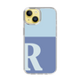 Slim Protection Case［ Original - initial two tone - R blue ］