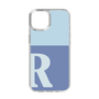 Slim Protection Case［ Original - initial two tone - R blue ］