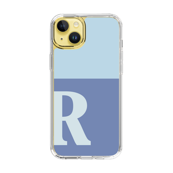 Slim Protection Case［ Original - initial two tone - R blue ］