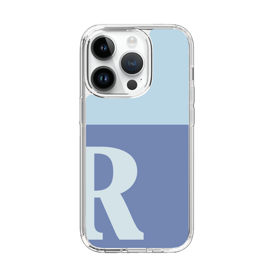 Slim Protection Case［ Original - initial two tone - R blue ］