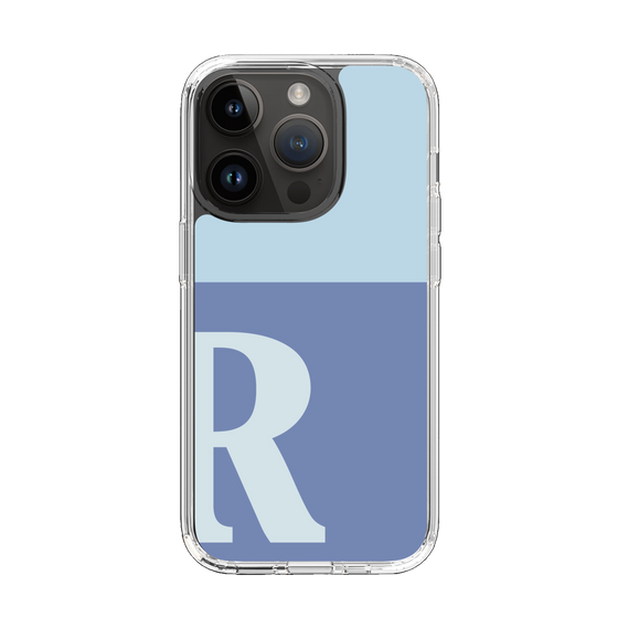 Slim Protection Case［ Original - initial two tone - R blue ］
