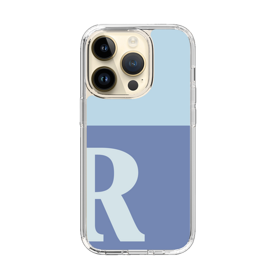 Slim Protection Case［ Original - initial two tone - R blue ］