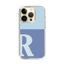 Slim Protection Case［ Original - initial two tone - R blue ］