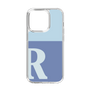 Slim Protection Case［ Original - initial two tone - R blue ］