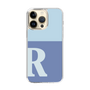 Slim Protection Case［ Original - initial two tone - R blue ］