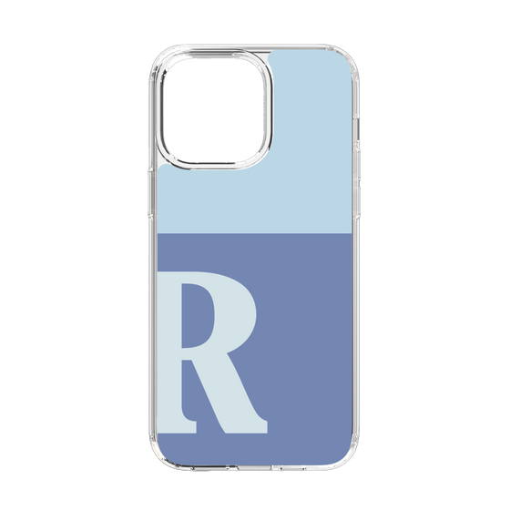 Slim Protection Case［ Original - initial two tone - R blue ］
