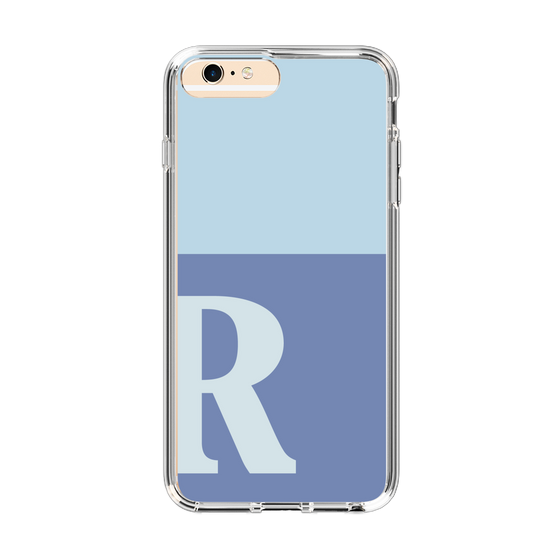 Slim Protection Case［ Original - initial two tone - R blue ］