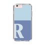 Slim Protection Case［ Original - initial two tone - R blue ］