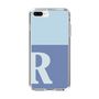 Slim Protection Case［ Original - initial two tone - R blue ］