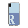 Slim Protection Case［ Original - initial two tone - R blue ］