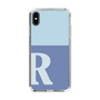 Slim Protection Case［ Original - initial two tone - R blue ］