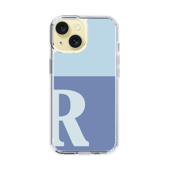 Slim Protection Case［ Original - initial two tone - R blue ］