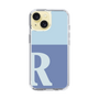 Slim Protection Case［ Original - initial two tone - R blue ］