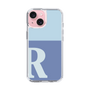 Slim Protection Case［ Original - initial two tone - R blue ］