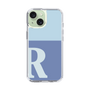 Slim Protection Case［ Original - initial two tone - R blue ］