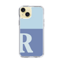 Slim Protection Case［ Original - initial two tone - R blue ］