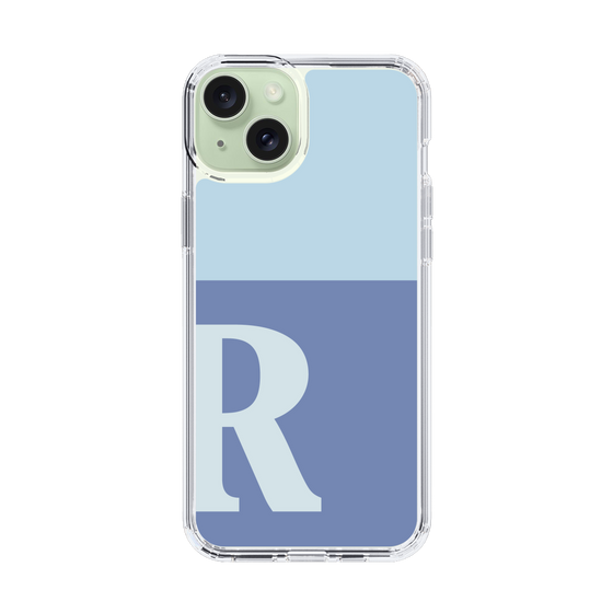 Slim Protection Case［ Original - initial two tone - R blue ］