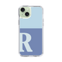 Slim Protection Case［ Original - initial two tone - R blue ］