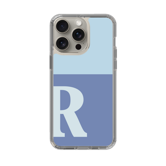 Slim Protection Case［ Original - initial two tone - R blue ］