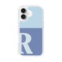 Slim Protection Case［ オリジナル - initial two tone - R blue ］