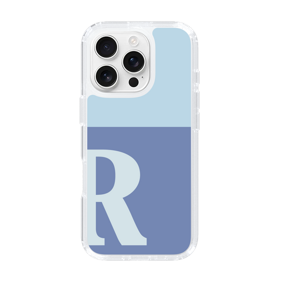 Slim Protection Case［ オリジナル - initial two tone - R blue ］