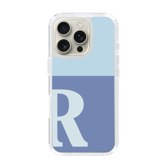 Slim Protection Case［ オリジナル - initial two tone - R blue ］