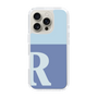 Slim Protection Case［ オリジナル - initial two tone - R blue ］
