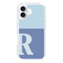 Slim Protection Case［ オリジナル - initial two tone - R blue ］