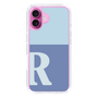 Slim Protection Case［ オリジナル - initial two tone - R blue ］