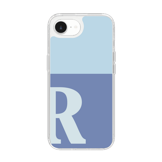 Slim Protection Case［ Original - initial two tone - R blue ］