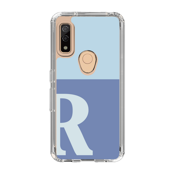 Slim Protection Case［ Original - initial two tone - R blue ］