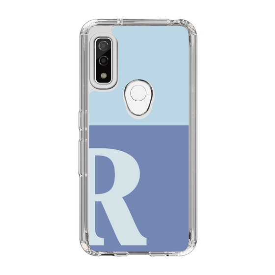 Slim Protection Case［ Original - initial two tone - R blue ］