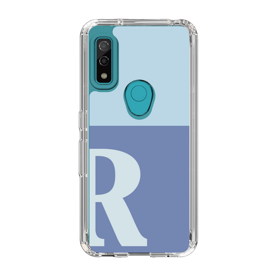 Slim Protection Case［ Original - initial two tone - R blue ］
